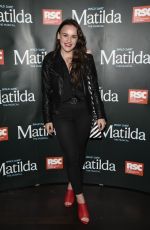 BROOKE VINCENT and ELLE LEECH at Matilda Press Night in Manchester 09/20/2018