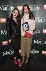 BROOKE VINCENT and ELLE LEECH at Matilda Press Night in Manchester 09/20/2018