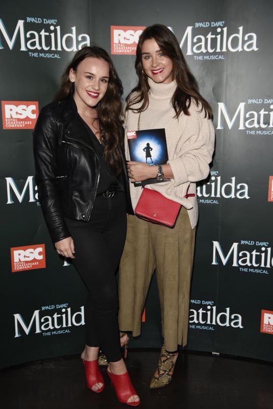 BROOKE VINCENT and ELLE LEECH at Matilda Press Night in Manchester 09/20/2018