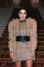 CAMILA COELHO at Balmain Show at Paris Fashion Week 09/28/2018