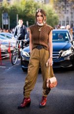CAMILA COELHO Out and About in Paris 09/26/2018