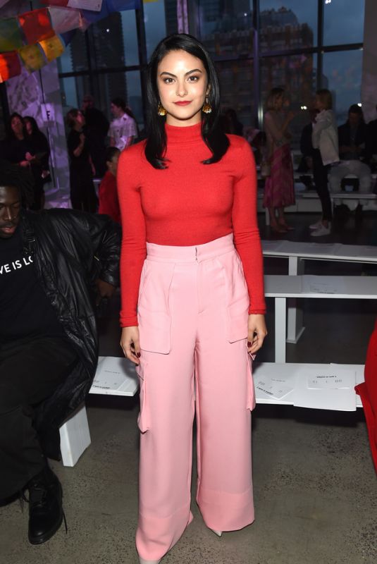 CAMILA MENDES at Prabal Gurung Fashion Show in New York 09/09/2018