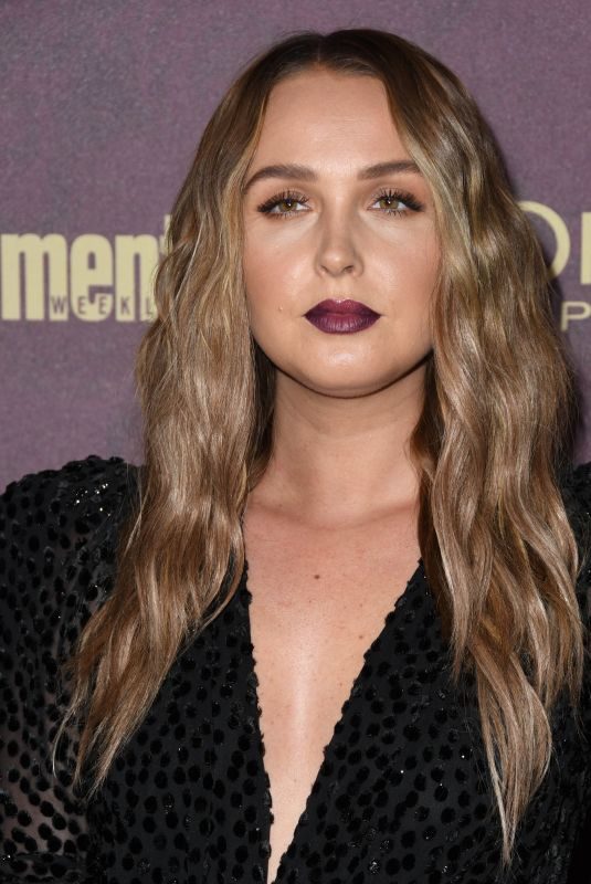 CAMILLA LUDDINGTON at EW and L’Oreal Paris Pre-emmy Party in Hollywood 09/15/2018