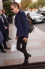 CARA DELEVINGNE Arrives at Her Hotel in Paris 09/28/2018