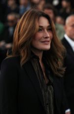 CARLA BRUNI at Saint Laurent Show at Paris Fashion Week 09/25/2018