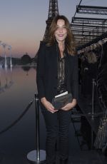 CARLA BRUNI at Saint Laurent Show at Paris Fashion Week 09/25/2018