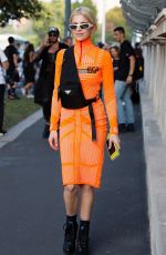 CARO DAUR at Prada Show at Milan Fashion Week 09/20/2018