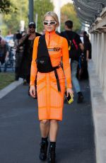 CARO DAUR at Prada Show at Milan Fashion Week 09/20/2018