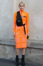 CARO DAUR at Prada Show at Milan Fashion Week 09/20/2018