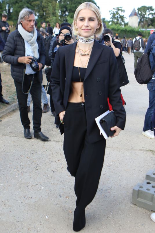 CAROLINE DAUR Out at Paris Fashion Week 09/24/2018