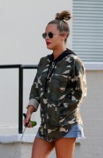 CAROLINE FLACK Out with Her Dog in London 09/03/2018