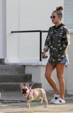 CAROLINE FLACK Out with Her Dog in London 09/03/2018