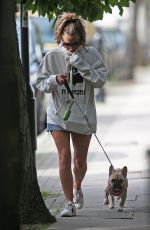 CAROLINE FLACK Out with Her Dog in London 09/14/2018