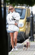 CAROLINE FLACK Out with Her Dog in London 09/14/2018