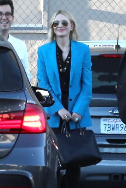 CATE BLANCHETT Arrives at Jimmy Kimmel Live 09/13/2018