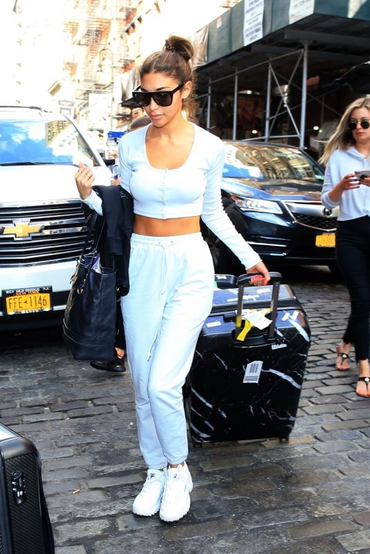 CHANTEL JEFFRIES Arrives at Mercer Hotel in New York 09/06/2018