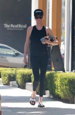 CHARLIZE TEHRON at Soulcycle in West Hollywood 09/22/2018