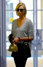 CHARLIZE THERON Out and About in Beverly Hills 09/21/2018