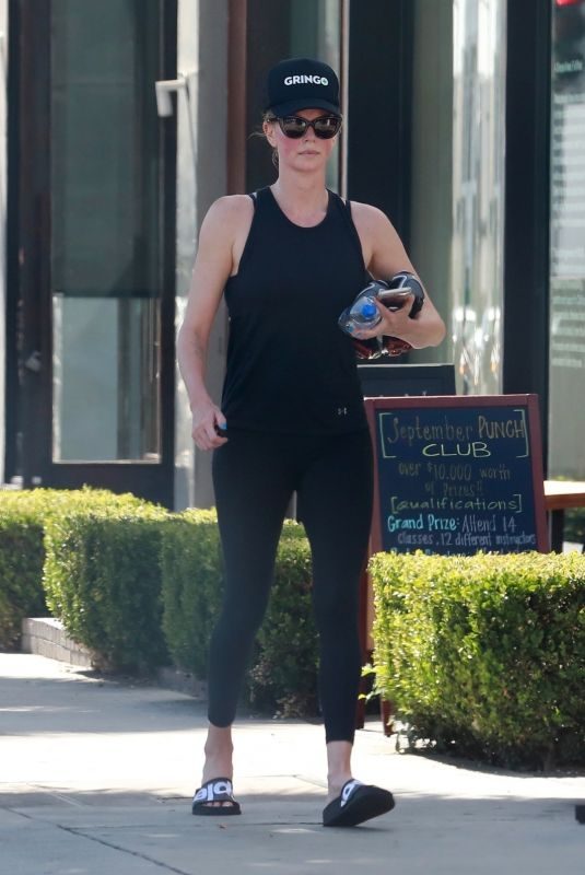 CHARLIZE THERON Out in West Hollywood 09/22/2018