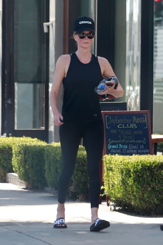 CHARLIZE THERON Out in West Hollywood 09/22/2018