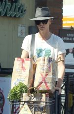 CHARLIZE THERON Shopping at Bristol Farms in Los Angeles 09/09/2018