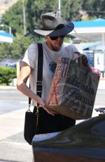 CHARLIZE THERON Shopping at Bristol Farms in Los Angeles 09/09/2018