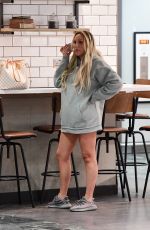 CHARLOTTE CROSBY at Euston Station in London 09/03/2018