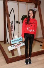 CHARLOTTE LAWRENCE at Karl Lagerfeld x Revolve Launch in Los Angeles 08/30/2018