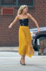 CHARLOTTE MCKINNEY On the Set of a Photoshoot in New York 09/13/2018