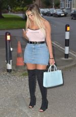 CHLOE FERRY Night Out in London 09/15/2018