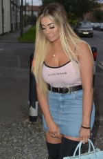 CHLOE FERRY Night Out in London 09/15/2018