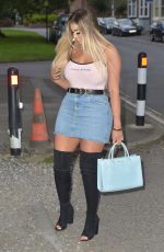 CHLOE FERRY Night Out in London 09/15/2018
