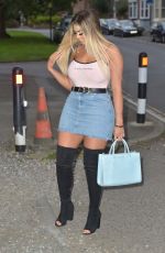 CHLOE FERRY Night Out in London 09/15/2018