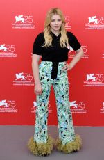 CHLOE MORETZ at Suspiria Photocall at Venice International Film Festival 09/01/2018