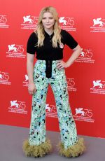 CHLOE MORETZ at Suspiria Photocall at Venice International Film Festival 09/01/2018