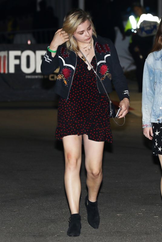 CHLOE MORETZ at The Eagles Concert in Inglewood 09/12/2018