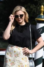 CHLOE MORETZ Out and About in Venice 09/02/2018