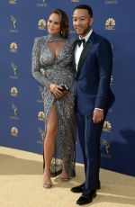 CHRISSY TEIGEN at Emmy Awards 2018 in Los Angeles 09/17/2018