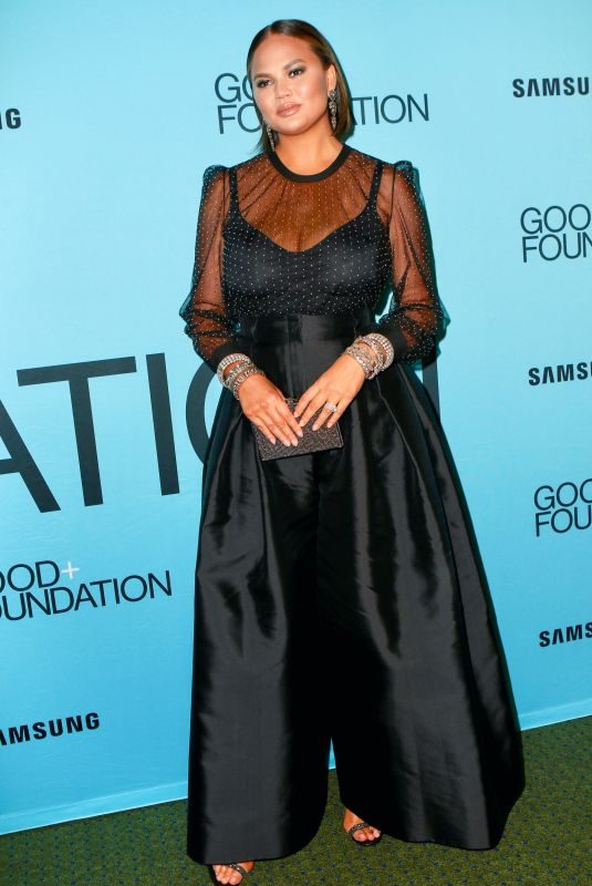CHRISSY TEIGEN at Good+ Foundation’s Evening of Comedy + Music Benefit in New York 09/12/2018