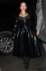 CHRISTINA AGUILERA Arrives at 1Oak in New York 09/08/2018