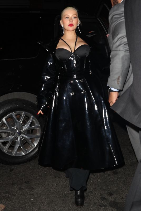 CHRISTINA AGUILERA at 1Oak Nightclub in New York 09/07/2018