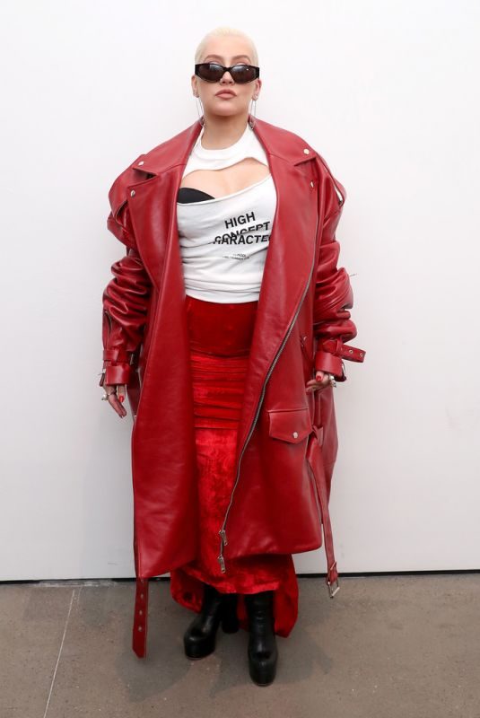 CHRISTINA AGUILERA at Christian Cowan Show at New York Fashion Week 09/08/2018