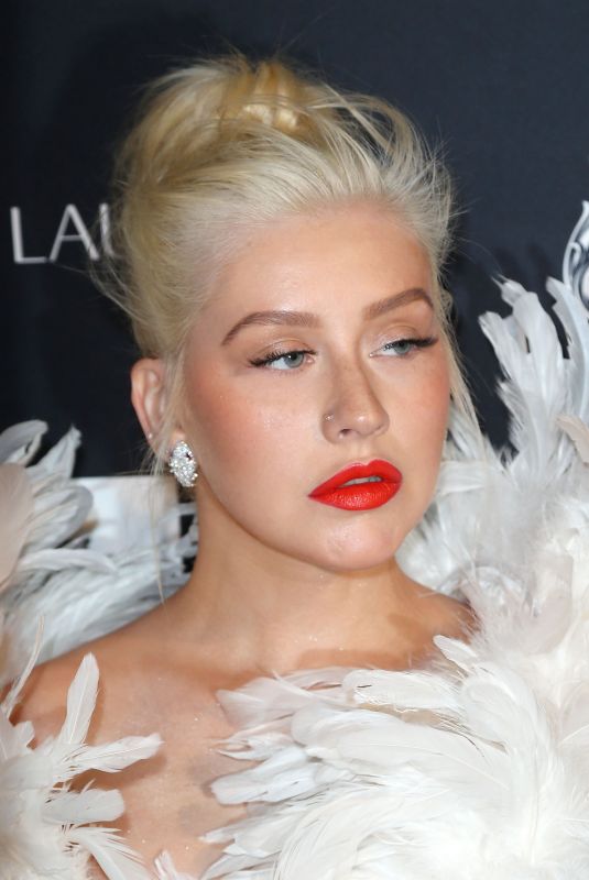 CHRISTINA AGUILERA at Harper