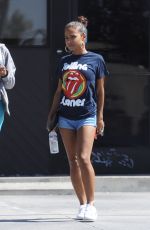 CHRISTINA MILIAN in Denim Shorts Out in Studio City 09/12/2018