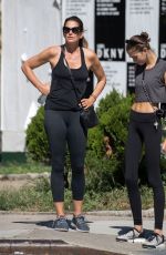 CINDY CRAWFORD and KAIA GERBER Leaves a Gym in New York 09/04/2018