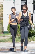 CINDY CRAWFORD and KAIA GERBER Leaves a Gym in New York 09/04/2018