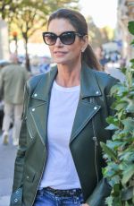CINDY CRAWFORD and KAIA GERBER Out in Paris 09/27/2018