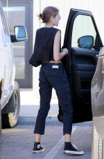 CINDY CRAWFORD and KAIA GERBER Shopping at Trancas Market in Malibu 09/16/2018