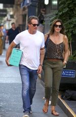 CINDY CRAWFORD and Rande Gerber Out in New York 09/03/2018