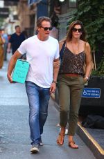 CINDY CRAWFORD and Rande Gerber Out in New York 09/03/2018